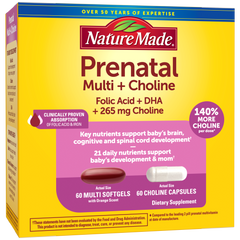 Prenatal Multivitamins + Choline Capsules
